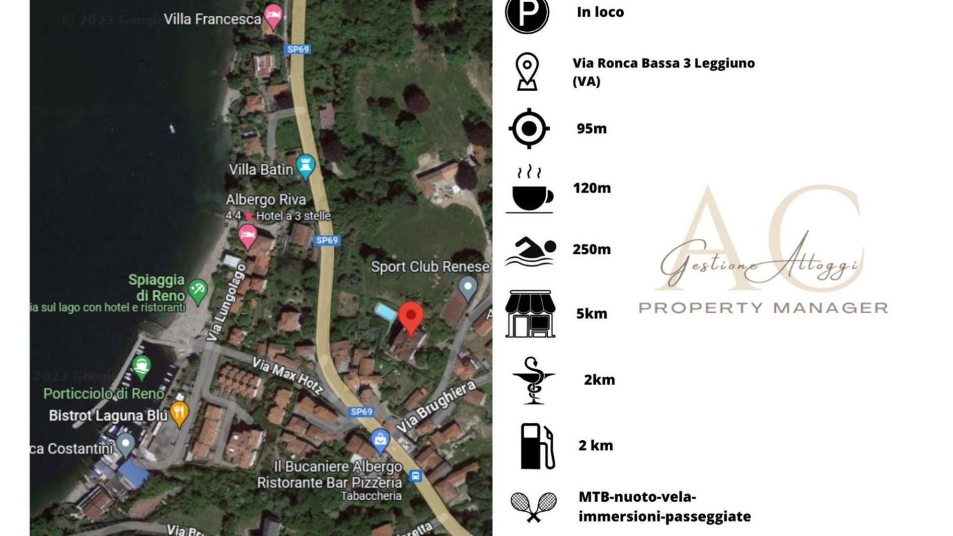 The House On The Lake Reno Di Leggiuno Exterior foto